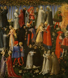 パラダイス、1445。 作： Giovanni di Paolo