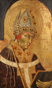 セントアンブローズ、1465-70。 作： Giovanni di Paolo