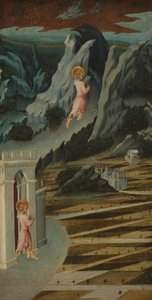 荒野に入る洗礼者ヨハネ 作： Giovanni di Paolo