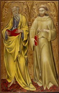 聖人マシューとフランシス、ca。 1435年。 作： Giovanni di Paolo