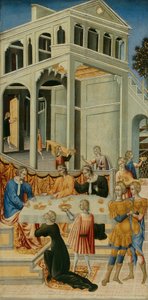 ヘロデに洗礼者ヨハネの首を求めるサロメ 作： Giovanni di Paolo
