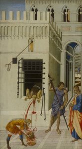 バプテスマの聖ヨハネの冒頭 作： Giovanni di Paolo