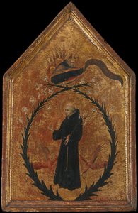 トレンティーノの聖ニコラスの歓喜、カリフォルニア。 1450年。 作： Giovanni di Paolo