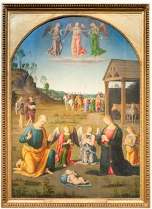 賢者の礼拝（木に油彩） 作： Giovanni di Pietro (c.1450 1529)
