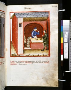 ウブブチャシム・デ・バルダッハ作「リゾン」、14世紀前半（細密画） 作： Giovannino de