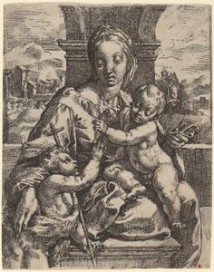 マドンナ・アルドブランディーニ 作： Girolamo Imperiale I after Raphael