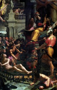聖ローレンスの殉教、1573 作： Girolamo Macchietti