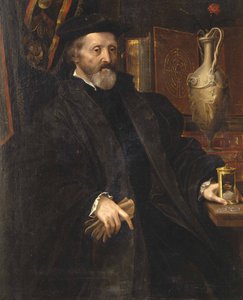 バルトロメオプラティの肖像 作： Girolamo Mazzola Bedoli