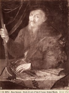 テーラーの肖像、1520-69 作： Girolamo Mazzola Bedoli