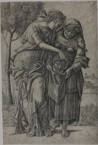 ホロフェルネスの首を持つジュディス 作： Girolamo Mocetto