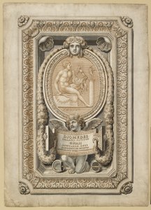 装飾用のセッティングで彫刻された宝石のデザイン、1722年 作： Girolamo Odam