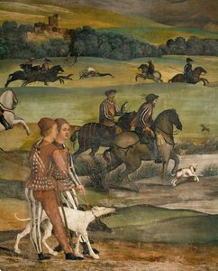 1474年、デンマーク王クリスティアンのマルパガ訪問（フレスコ画）