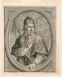 教皇クレメンス 11 世の肖像 作： Girolamo Rossi