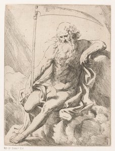 鎌を持つ土星 作： Girolamo Scarselli