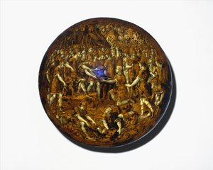 シールド、イタリア、おそらくボローニャ、カリフォルニア州。 1535年。 作： Girolamo da Treviso