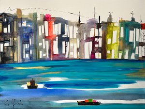 人生の一日（絵画） 作： Gisela Gaffoglio