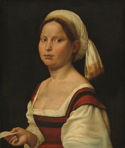 若い女性の肖像 作： Giuliano Bugiardini