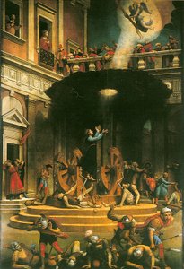 アレクサンドリアの聖カタリナの殉教、1530年から1540年 作： Giuliano Bugiardini