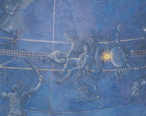 1442年7月4日の夜に星を通過する太陽の道 作： Giuliano dArrighi Pesello