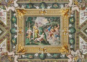 ホール オブ ラトナ: 女神、ロッカ デイ ロッシ、サン セコンド、パルマ、イタリア 作： Giulio (school of) (attr.to) Romano