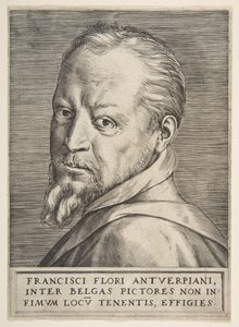 フランスフロリスのバスト肖像画、1531-76。 作： Giulio Bonasone