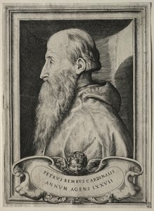 ピエトロ・ベンボ枢機卿の肖像、1547年。 作： Giulio Bonasone