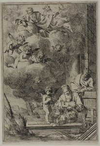 聖家族 作： Giulio Carpioni