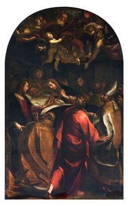 聖ヨセフの苦悶 ジュリオ・チェーザレ・プロカッチーニ（1574-1625）作 1616年 個人蔵 作： Giulio Cesare Procaccini
