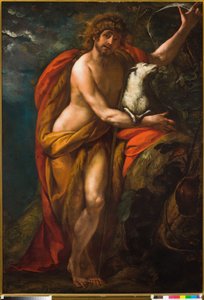 砂漠の洗礼者聖ヨハネ 作： Giulio Cesare Procaccini