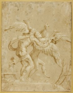 ダイダロスとイカロス 作： Giulio Romano
