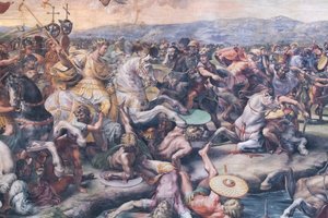 The Battle at the Milvian Bridge, detail (fresco)   1461225   ja       japanese Successfully Translated  Original: Sky Study, No. 2 Translat: Sky Study, No. 2 1446118 ja japanese Successfully Translated Original: Emigrants, by Arnaldo Ferraguti (1862-1925) 作： Giulio Romano