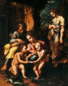 スピノーラ聖家族、 作： Giulio Romano