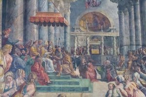 ローマの寄付、詳細 作： Giulio Romano