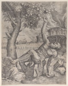 タンタラス、カリフォルニア州。 1557-70。 作： Giulio Sanuto