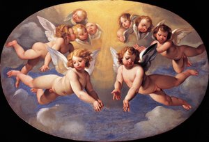 天使の栄光 ジュゼッペ・セザーリ (1568-1640) 作： Giuseppe Cesari