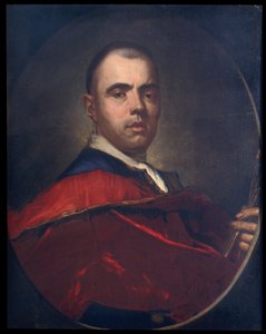 画家の肖像 作： Giuseppe  Ghislandi