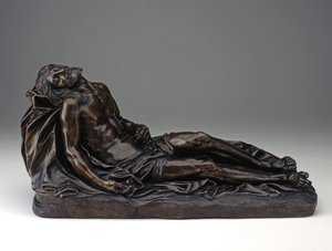 証言録取されたキリスト、c.1670-1680（ブロンズ） 作： Giuseppe (attr.to) Mazzolini