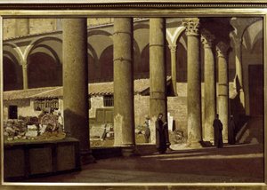 聖十字架の回廊 作： Giuseppe Abbati
