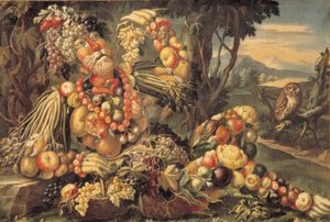 秋 作： Giuseppe Arcimboldo
