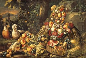 夏 作： Giuseppe Arcimboldo