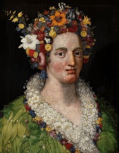 フローラ。 1589 作： Giuseppe Arcimboldo