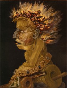 ドイツ語：Feuer Fire 作： ジュゼッペ・アルチンボルド