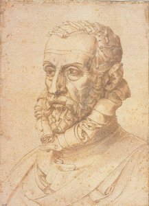 文字の自画像男、1587。 作： Giuseppe Arcimboldo