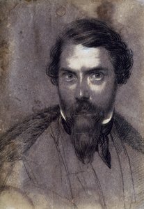 自画像（紙にチョークで描いたもの 作： Giuseppe Baldini