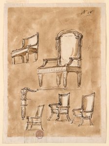 4つの椅子 作： Giuseppe Barberi