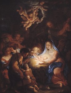 羊飼いの礼拝 作： Giuseppe Bartolomeo Chiari