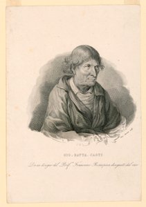ジョヴァンニ・バッティスタ・カスティの肖像 (1721-1803) 作： Giuseppe Beretta