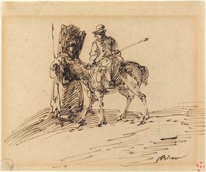 農民と騎士 作： Giuseppe Bernardino Bison