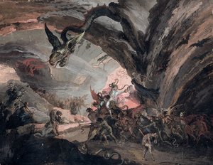 冥王星と地獄の道化師 作： Giuseppe Bernardino Bison