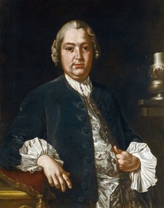 作曲家ニッコロ・ヨンメリ（1714-1774）の肖像 par Bonito, Giuseppe (1707-1789), - 油彩・キャンバス, 84x73,5 - 個人蔵 作： Giuseppe Bonito
